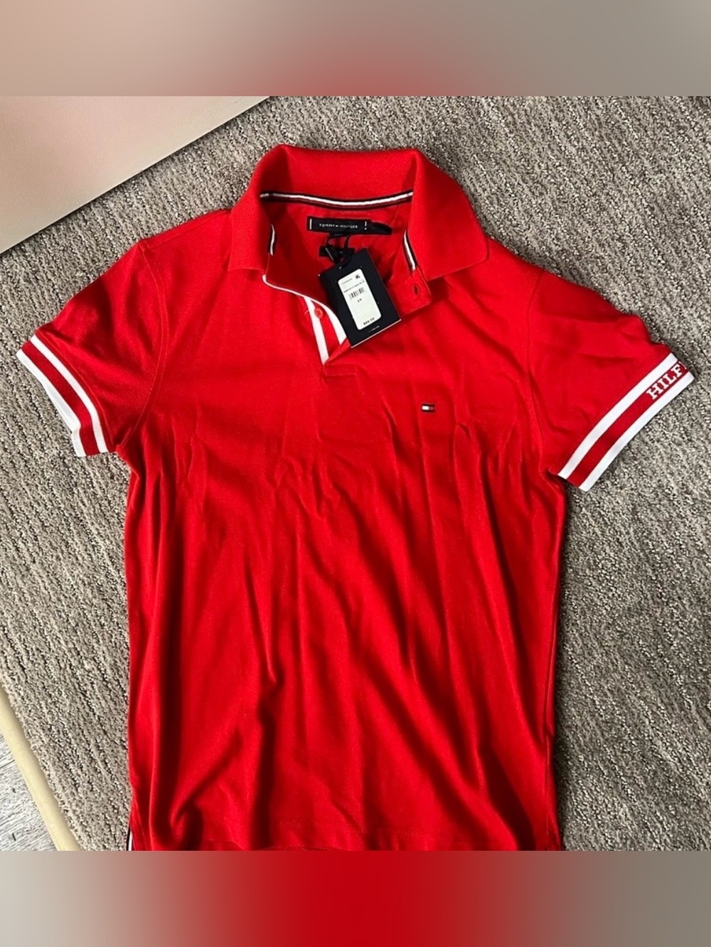 Tommy Hilfiger Red Polo Shirt for Men & women